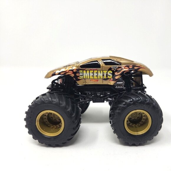 2016 Hot Wheels Monster Jam TEAM MEENTS Monster Truck 1:64 Flashback (bt8) - Picture 2 of 7